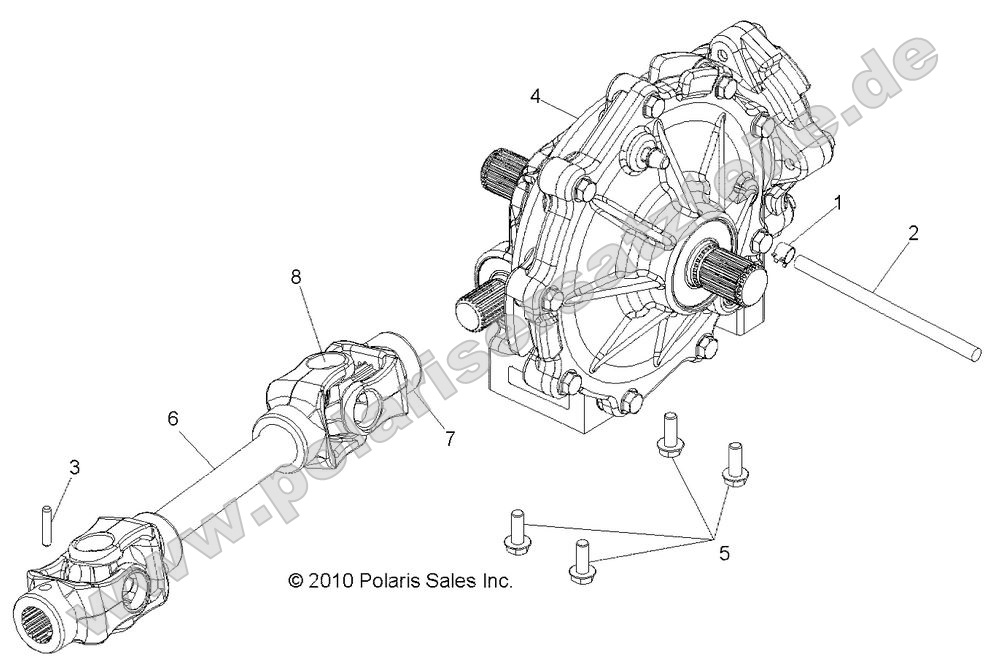 Drive Train, Mid Gearcase Mounting