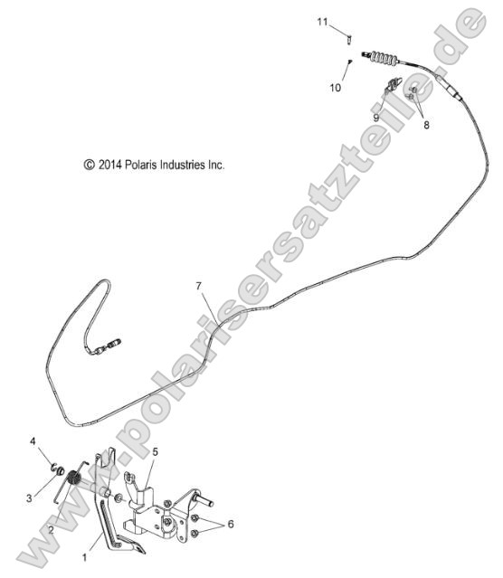 Engine, Throttle Pedal/Cable Engine, Throttle Pedal/Cable