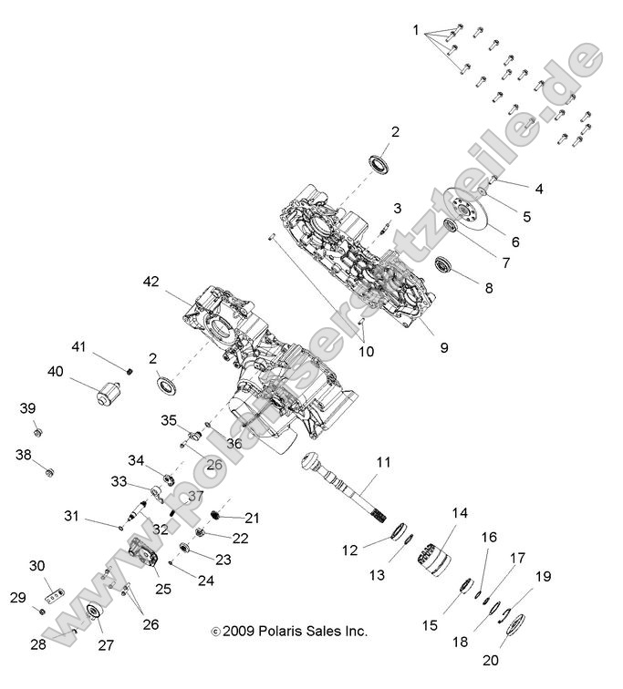 Drive Train, Main Gearcase