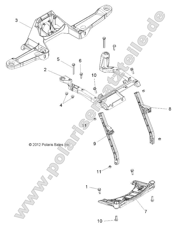 Body, Front Rack Support Body, Front Rack Support