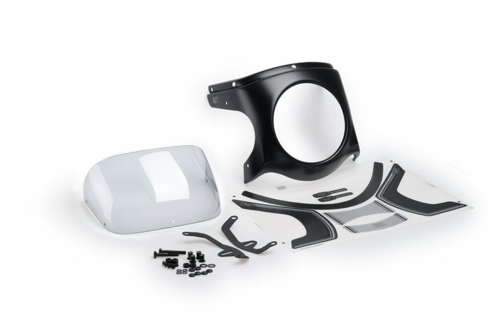 PUIG LAMPENVERKLEIDUNG C/CARBONO DIAM.180MM C/TRANSPARE - 9516W