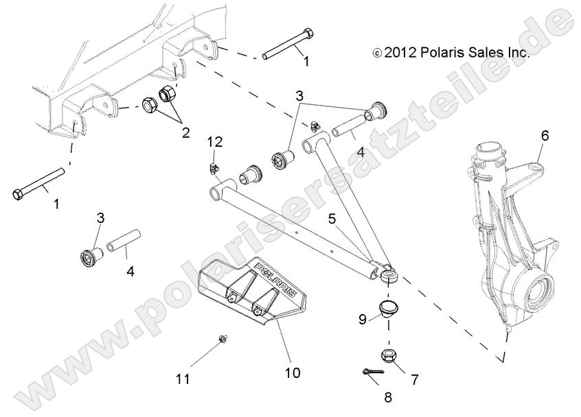 SUSPENSION, A-ARM and STRUT MOUNTING