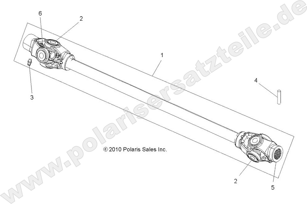DRIVE TRAIN, PROP SHAFT, FRONT DRIVE TRAIN, PROP SHAFT, FRONT