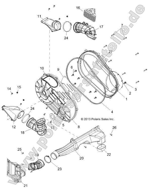 Drive Train, Clutch Cover