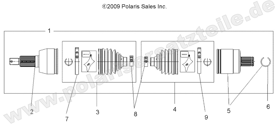 DRIVE TRAIN, DRIVE SHAFT, FRONT