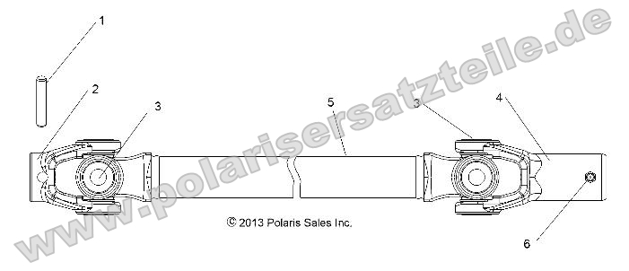 Drive Train, Front Prop Shaft