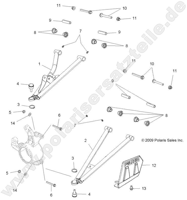 SUSPENSION, FRONT A-ARMS SUSPENSION, FRONT A-ARMS