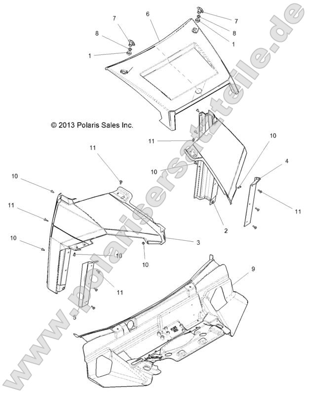 Body, Hood Body, Hood