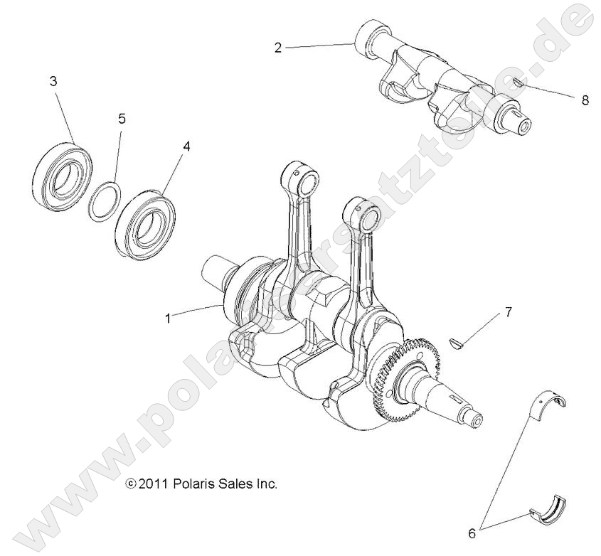 ENGINE, CRANKSHAFT and BALANCE SHAFT ENGINE, CRANKSHAFT and BALANCE SHAFT