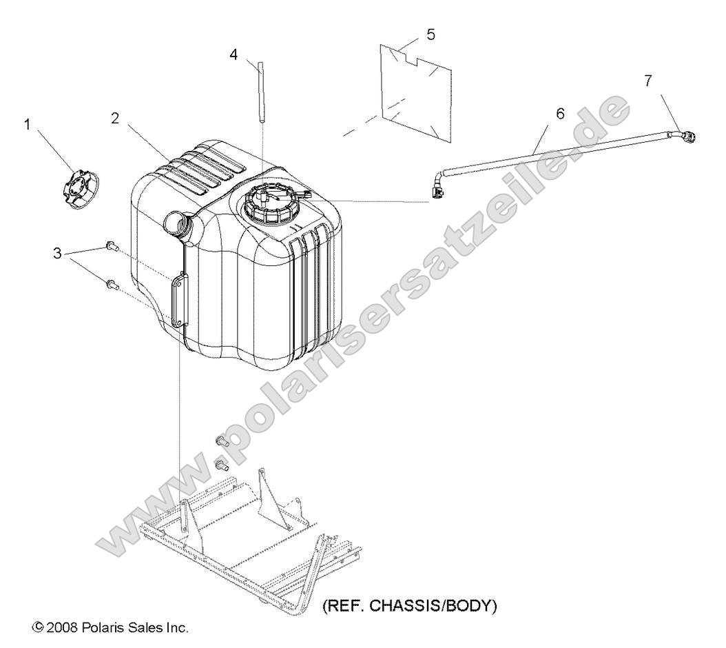 Body, Fuel Tank Asm. Body, Fuel Tank Asm.