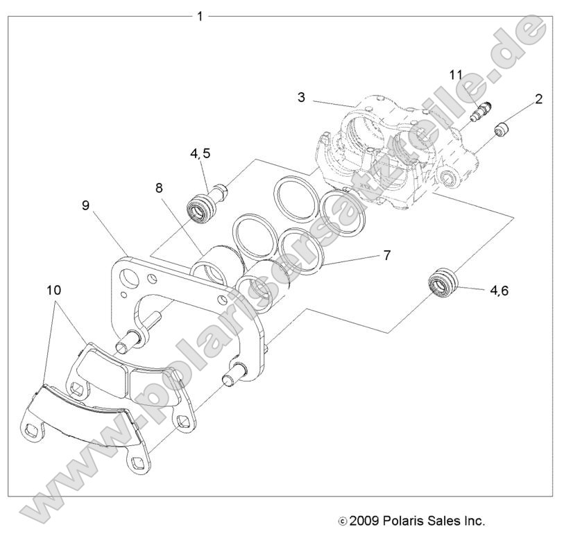 Brakes, Front Caliper Brakes, Front Caliper