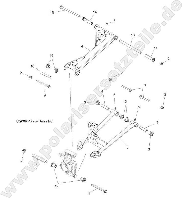SUSPENSION, REAR SUSPENSION, REAR