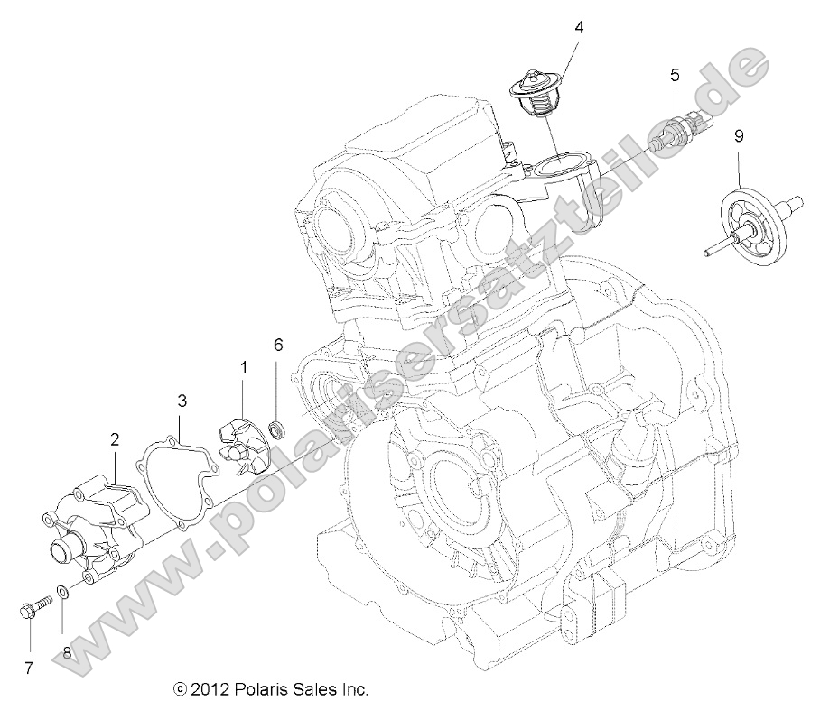 Engine, Cooling System and Water Pump Engine, Cooling System and Water Pump