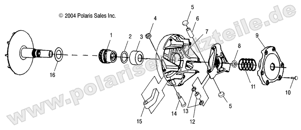 DRIVE CLUTCH DRIVE CLUTCH