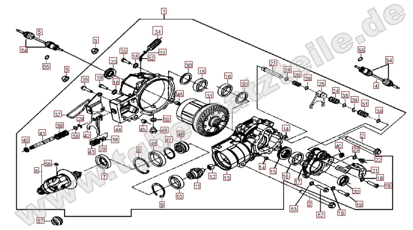 Differenzial vorne Differenzial vorne
