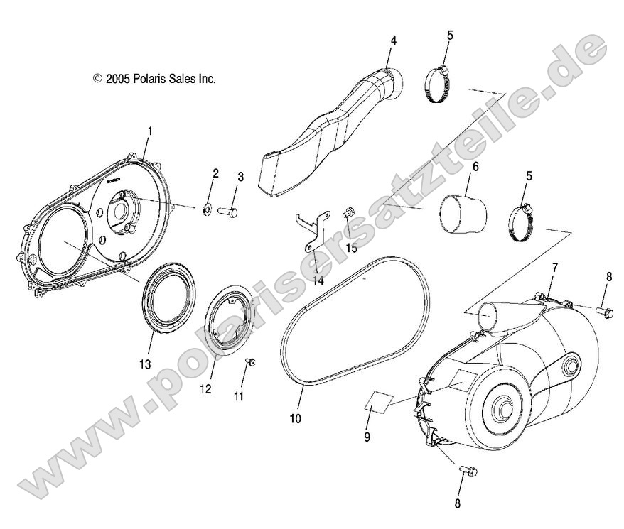 Drive Train, Clutch Cover