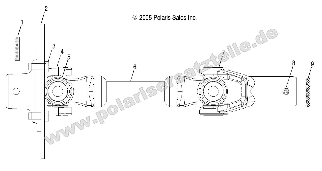 Drive Train, Rear Prop Shaft