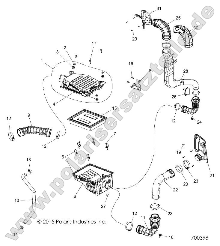 Engine, Air Intake System Engine, Air Intake System