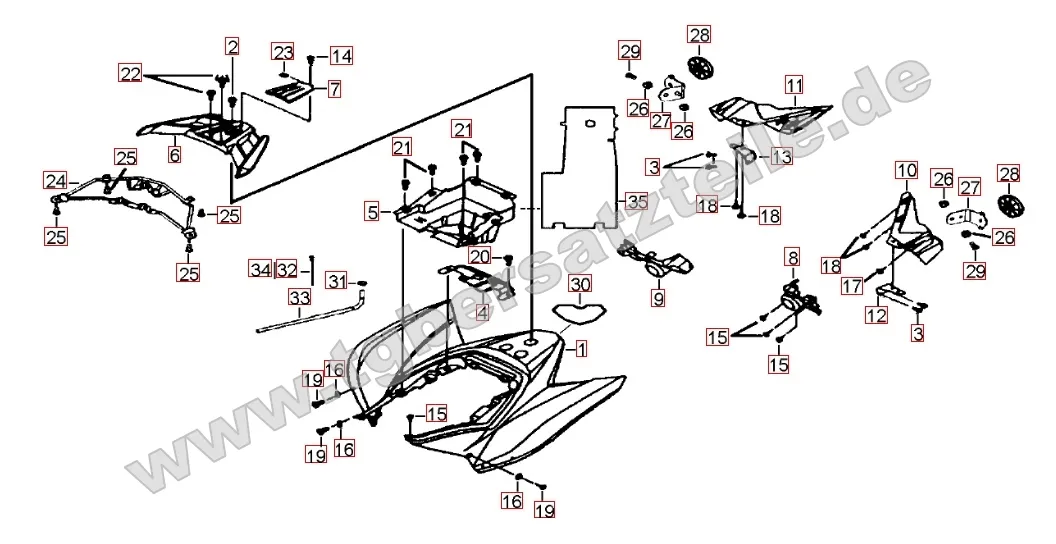 Heckverkleidung Heckverkleidung