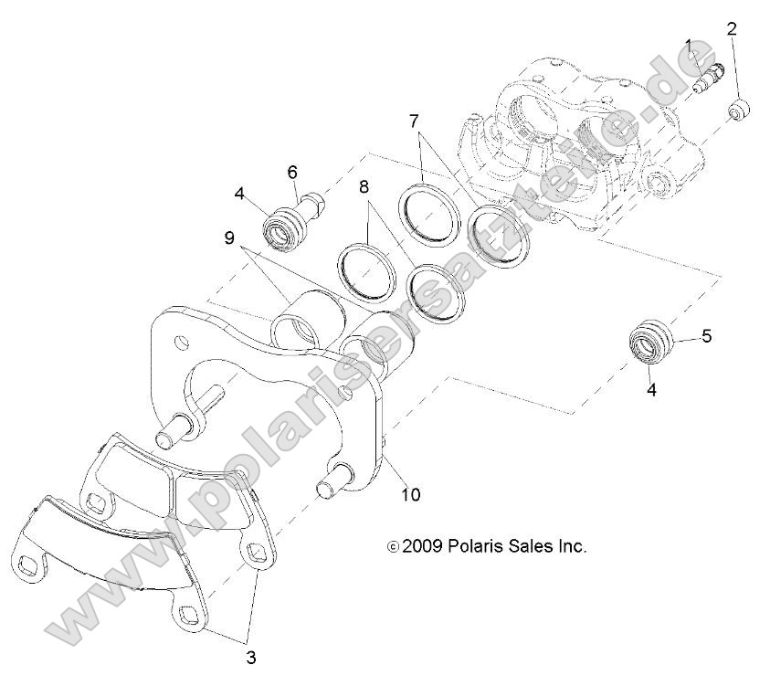 Brakes, Rear Caliper Brakes, Rear Caliper