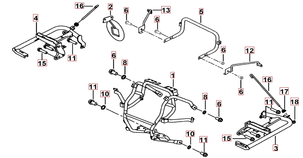 Motorgehäuse rechts