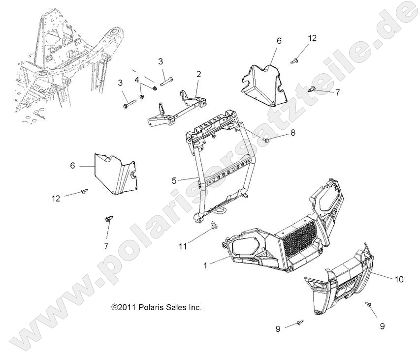 BODY, FRONT BUMPER and MOUNTING BODY, FRONT BUMPER and MOUNTING