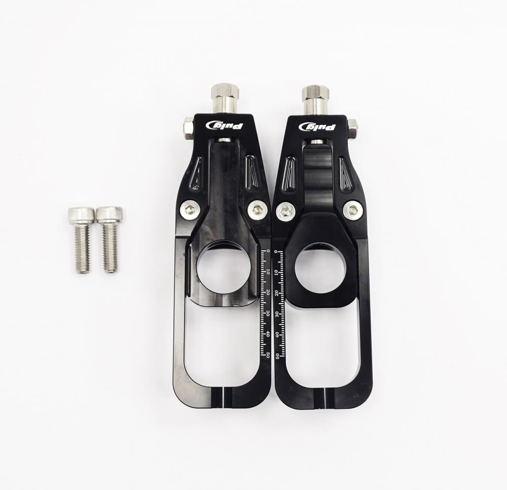 Puig Racing Kettenspanner schwarz - Kawasaki ZX6R 2009-13 / ZX6R 636 Ninja 2013-21
