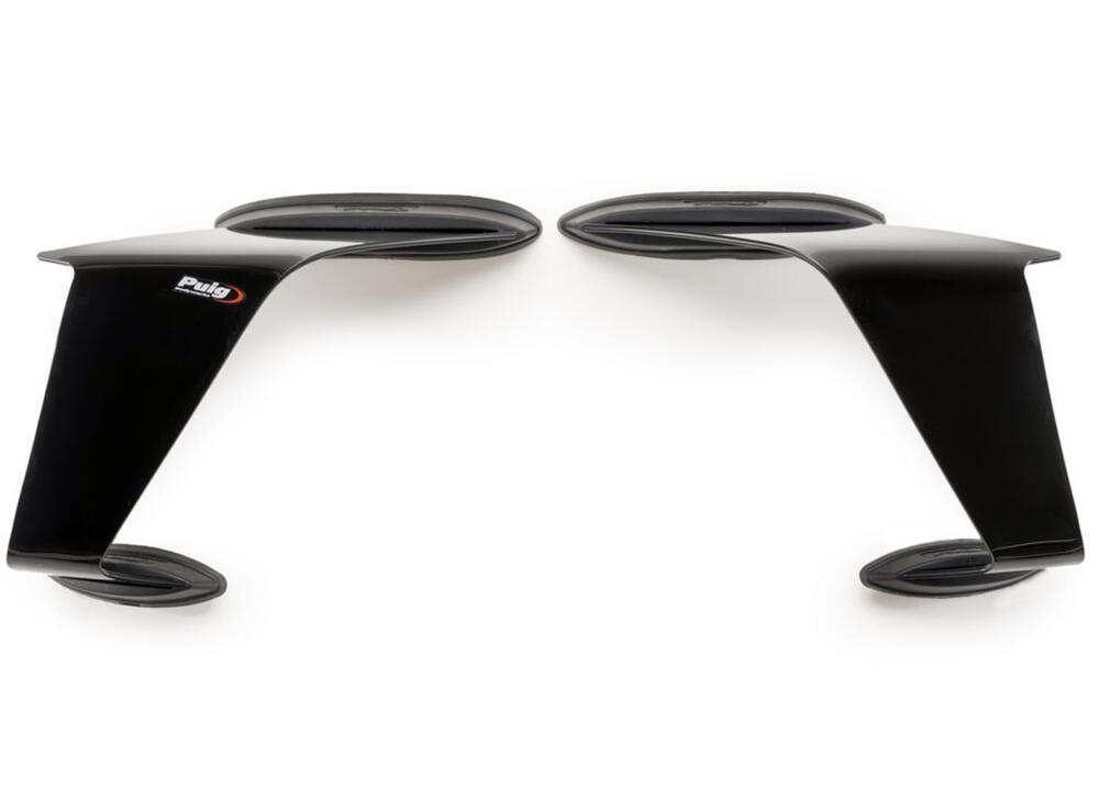 Puig Sport Side Downforce Spoiler - schwarz - Kawasaki ZX10-R /R Ninja 2021-23