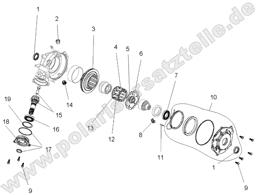 GEARCASE, FRONT (DEMAND DRIVE)(If Built Before 7/24/06) GEARCASE, FRONT (DEMAND DRIVE)(If Built Before 7/24/06)