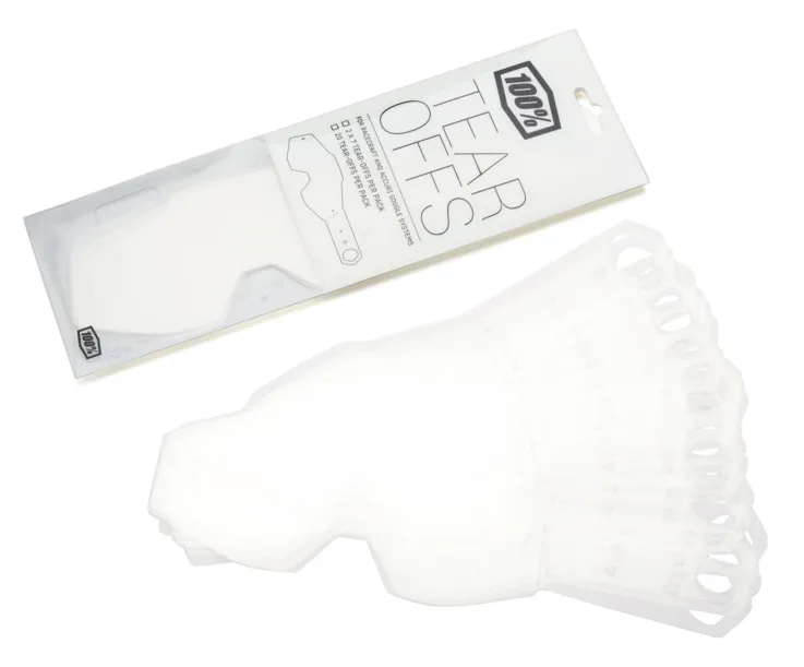 _Ebay_20neu_202014100_25_20Brillen100_25_20Ersatzglas_20Racecraft_20Accuri_20Strata100_25_20Standart_20Tear_20offs_202602_0498 100% Offroad Brille Tear Off Abreißscheiben - für Racecraft 1 / Accuri 1 / Strata 1 - 50 Stück