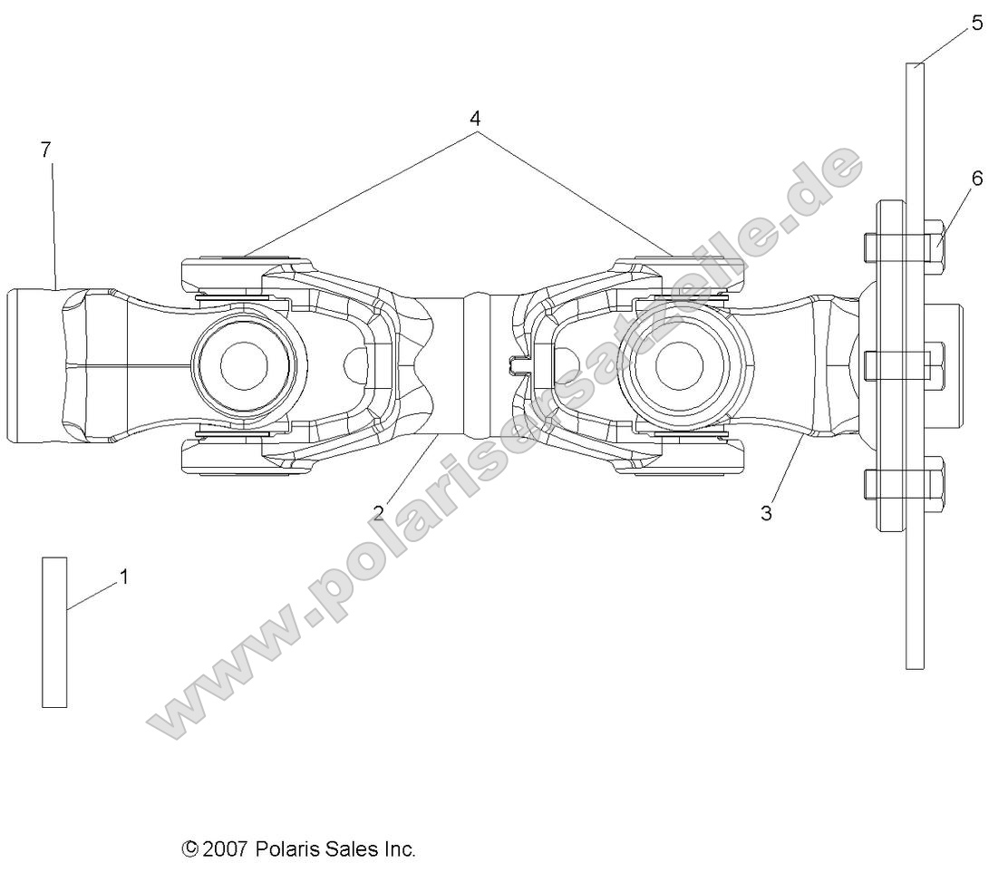 Drive Train, Rear Prop Shaft
