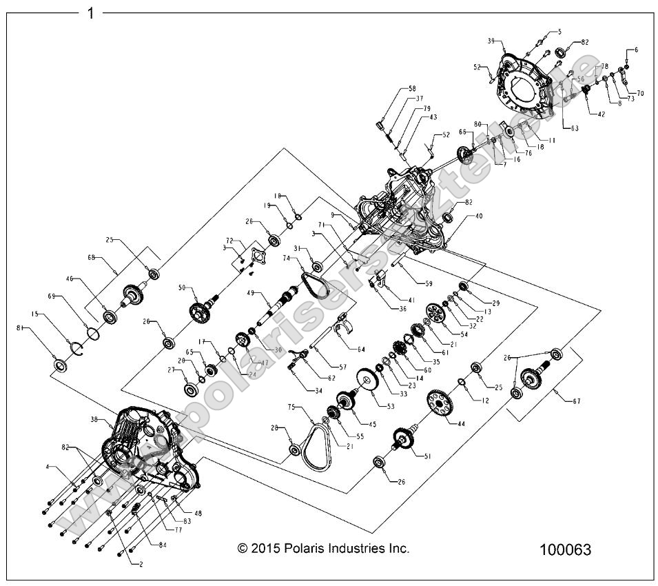 Drive Train, Main Gearcase Drive Train, Main Gearcase