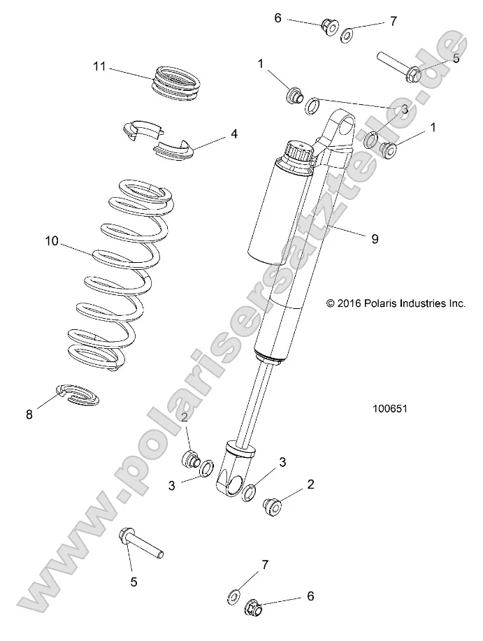 Suspension, Front Shock Mounting Suspension, Front Shock Mounting