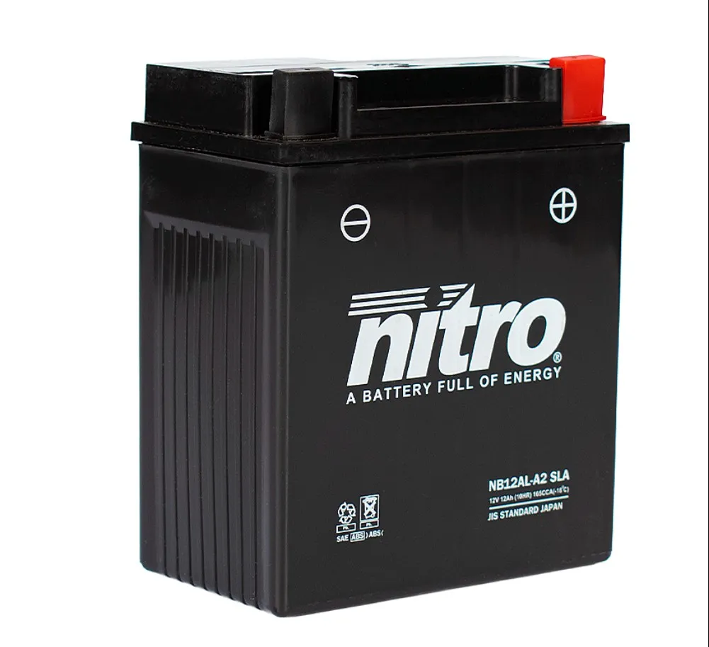 Nitro NB12AL-A2 SLA GEL AGM Batterie 12V 12AH - Einbaufertig (YB12AL-A2 CB12AL-A2) Nitro NB12AL-A2 SLA GEL AGM Batterie 12V 12AH - Einbaufertig (YB12AL-A2 CB12AL-A2)