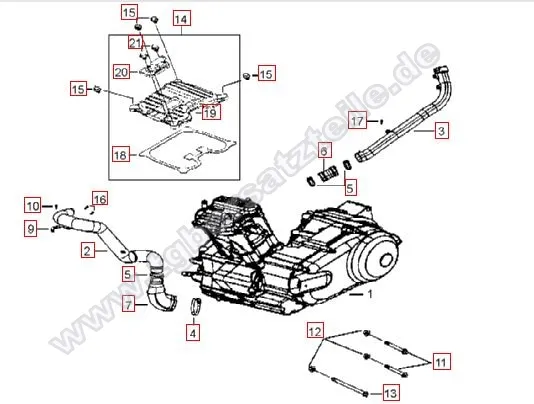 Abdeckung Zylinderkopf Abdeckung Zylinderkopf