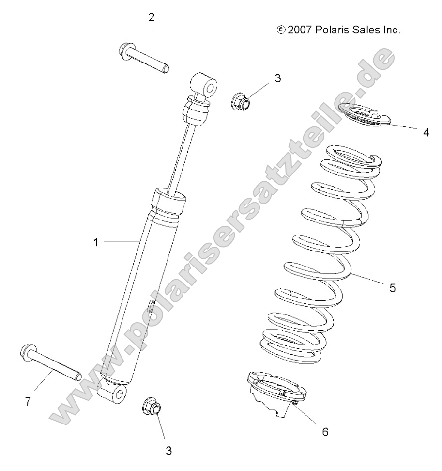Suspension, Shock, Rear