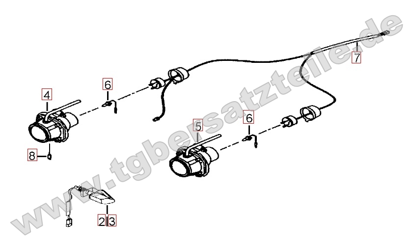 Scheinwerfer - Blinker vorne