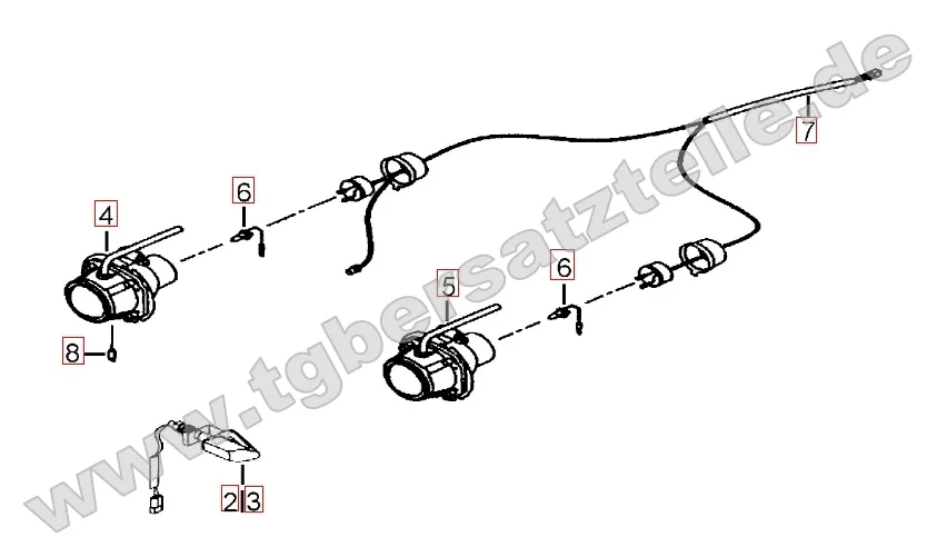 Scheinwerfer - Blinker vorne