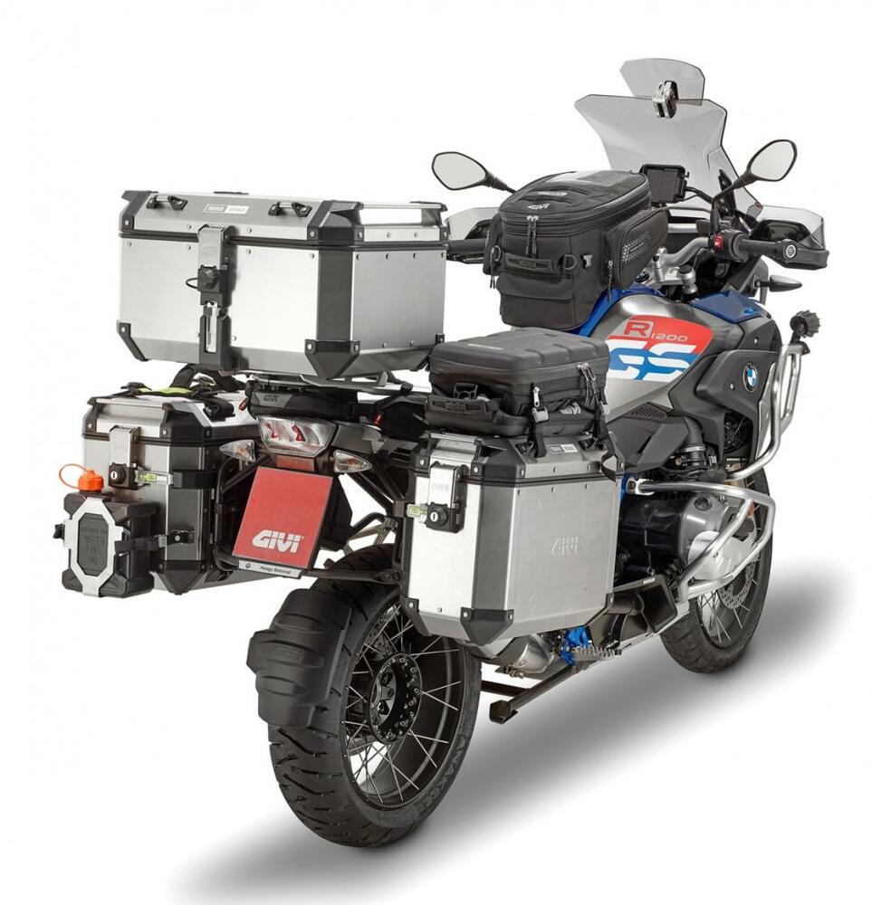 Givi_Monokey_Trekker_Outback_OBKN58A_Alu_Topcase___58_Liter___silber_3 Givi Monokey Trekker Outback OBKN58A Alu Topcase - 58 Liter - silber