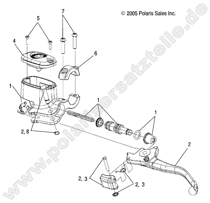 BRAKES, FRONT BRAKE LEVER and MASTER CYLINDER BRAKES, FRONT BRAKE LEVER and MASTER CYLINDER