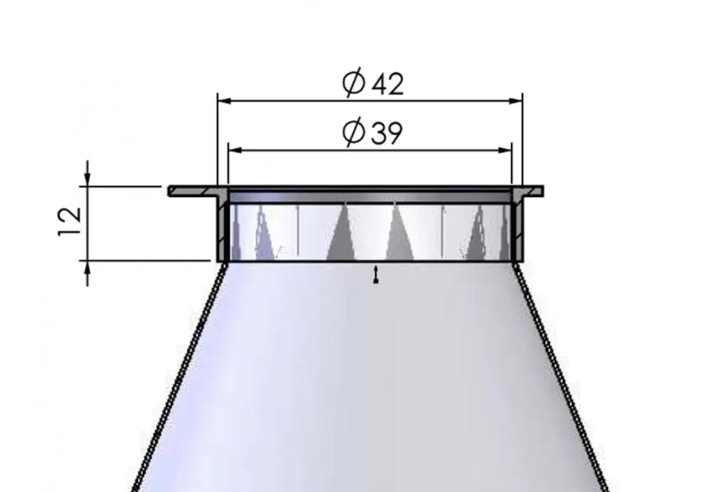 Twin_Air_Tankfilter_Benzinfilter_160640_Abmessungen Twin Air Tankfilter / Benzinfilter - GasGas EC / EX | Husqvarna FE / TE / TX | KTM SXF / EXC / EXC-F