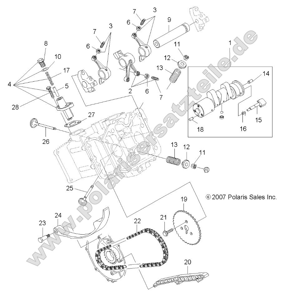 Engine, Valves and Camshaft Engine, Valves and Camshaft