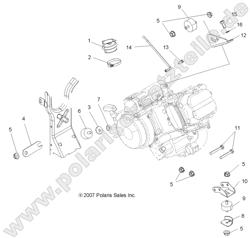 ENGINE, MOUNTING ENGINE, MOUNTING