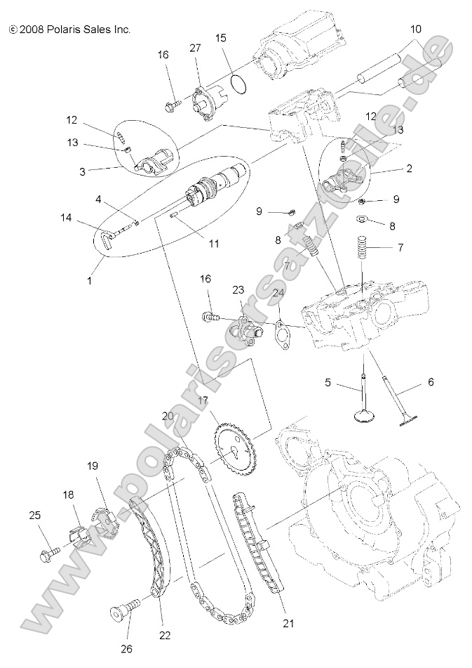 Engine, Valves and Camshafts