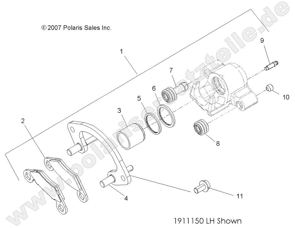 BRAKES, FRONT CALIPER BRAKES, FRONT CALIPER