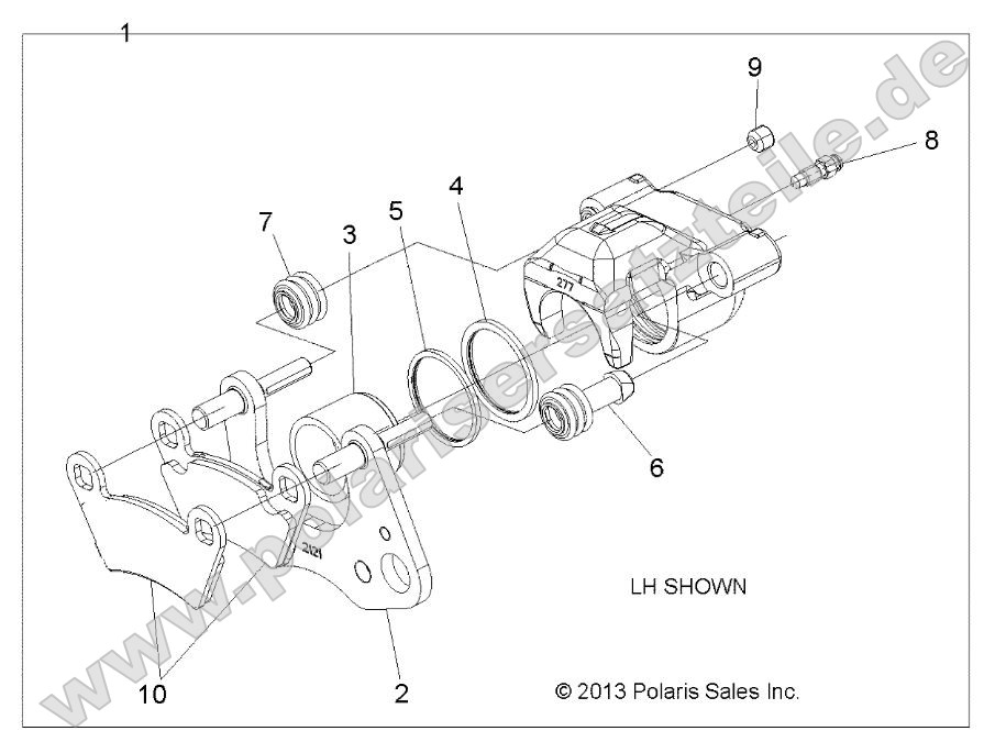 Brakes, Caliper, Front