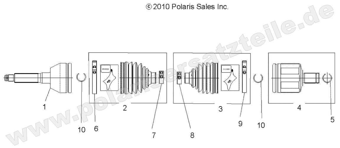 DRIVE TRAIN, FRONT DRIVE SHAFT