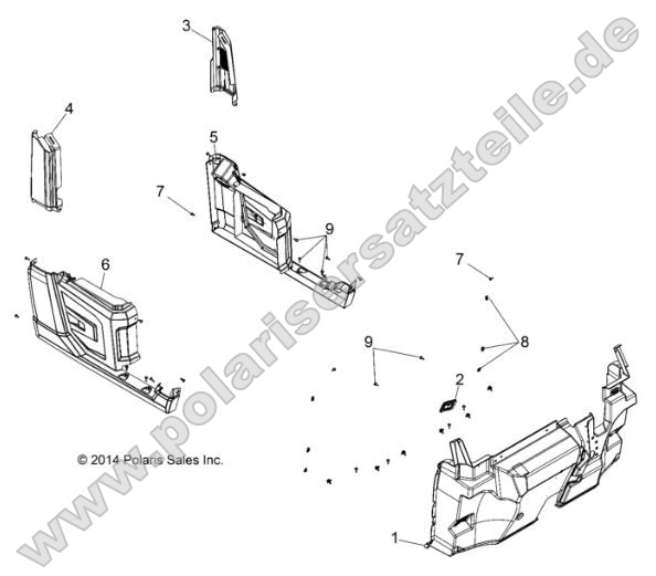 Body, Front Floor and Fender (49BRUTUSFENDER151DLM) Body, Front Floor and Fender (49BRUTUSFENDER151DLM)