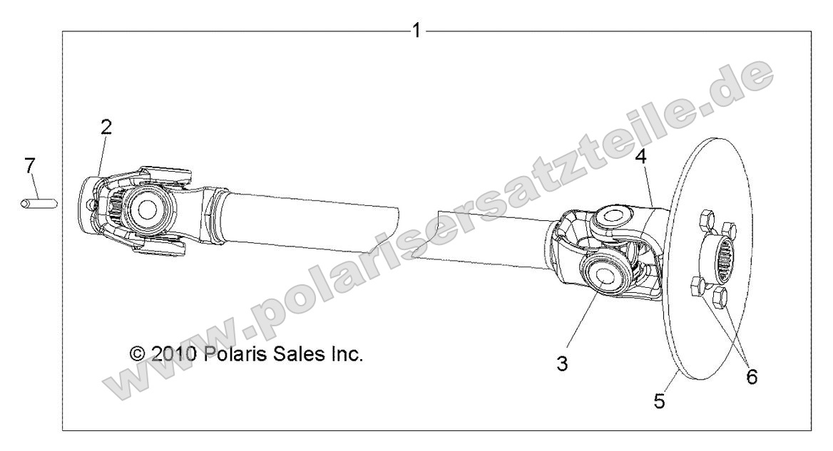 Drive Train, Front Prop Shaft