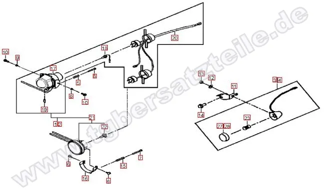 Scheinwerfer-Blinker vorne